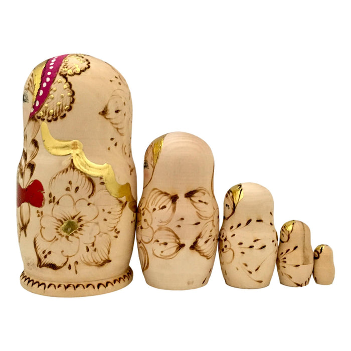 Wooden matryoshka dolls