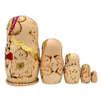 Wooden matryoshka dolls