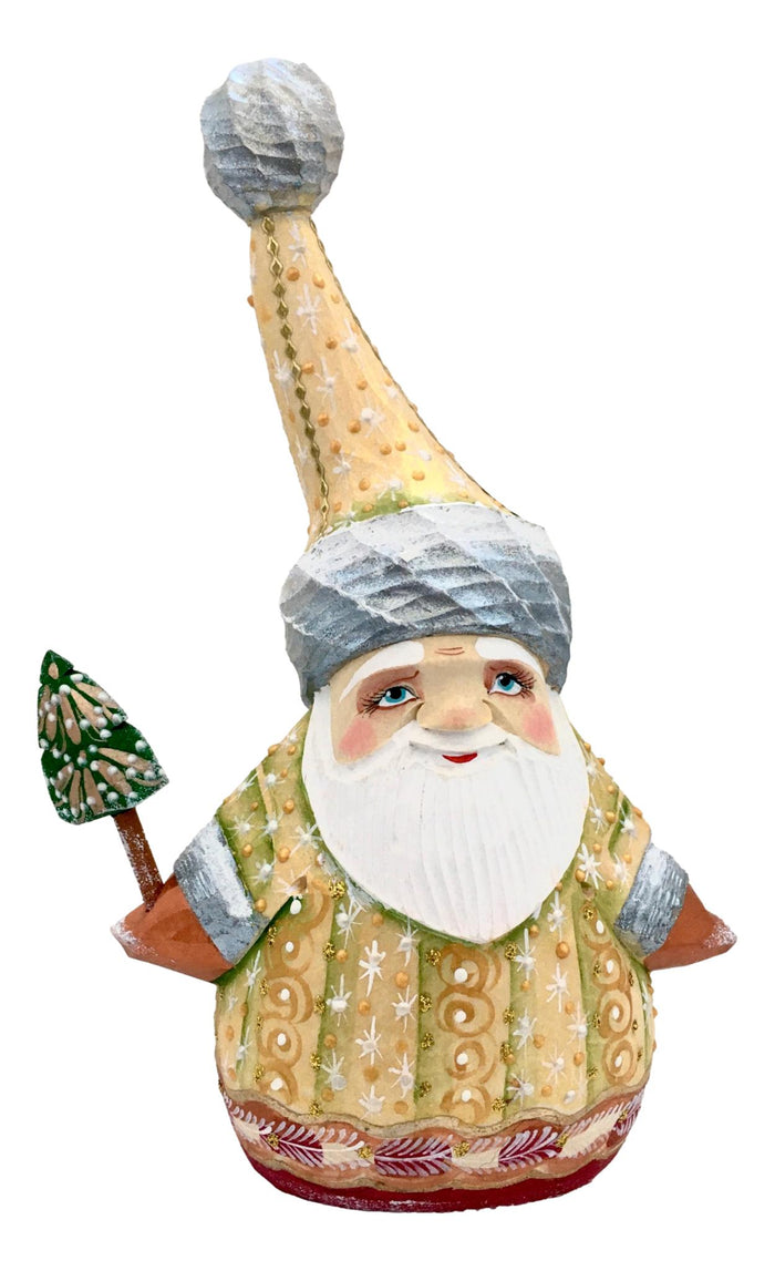Gold Russian Santa doll