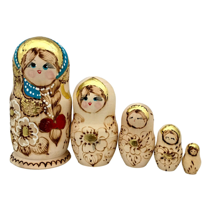 Wooden nesting dolls