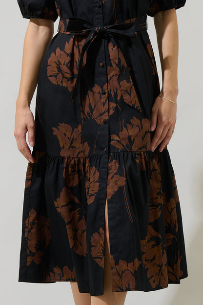 Wynette Tiered Midi Dress Celina Floral