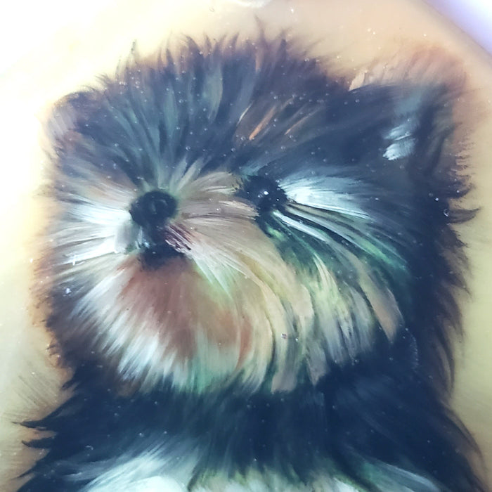 Yorkshire Terrier Puppy Hand Painted Pendant BuyRussianGifts Store