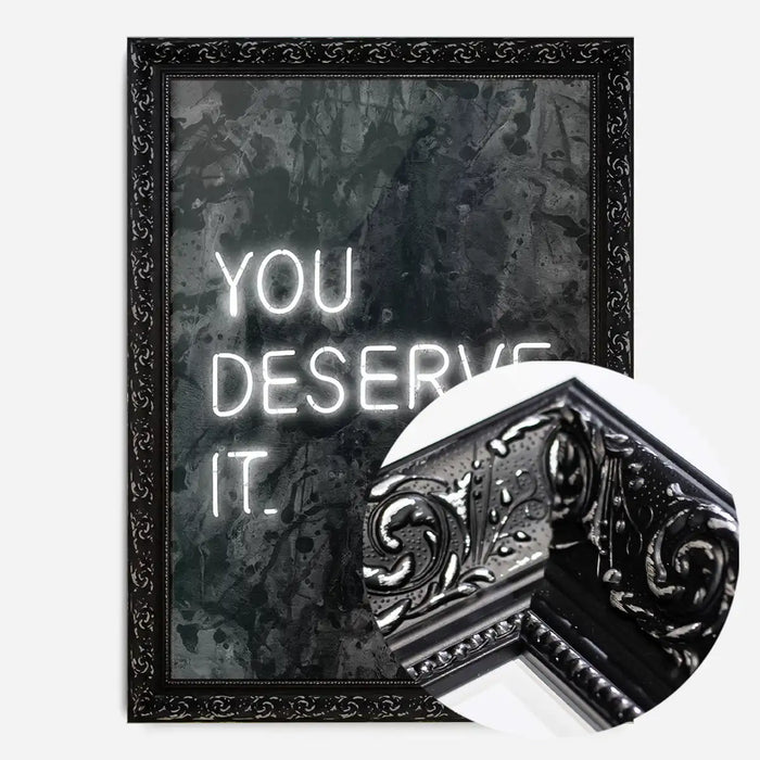21x30cm | 8¼ x 11¾in / Black Ornate Frame