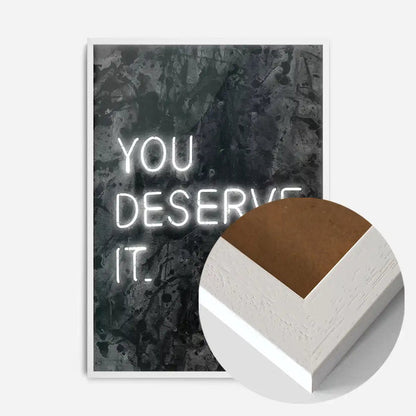 21x30cm | 8¼ x 11¾in / White Wood Frame