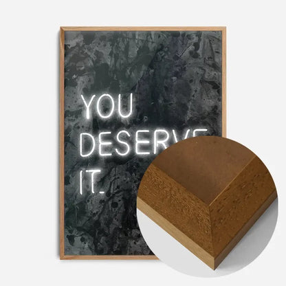 21x30cm | 8¼ x 11¾in / Oak Wood Frame