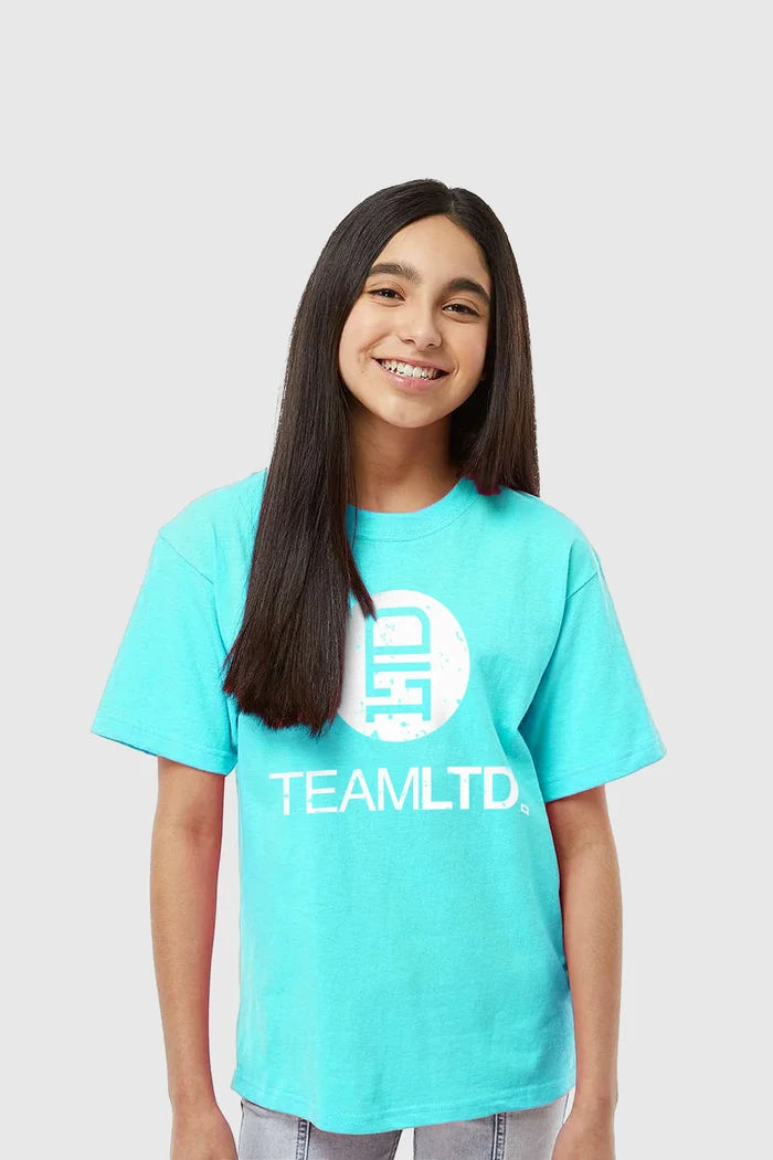 Youth Aqua Logo Tee - Front