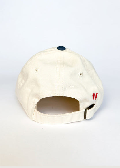 Youth Chi Heart Icon Hat - Ivory & Breaker Blue