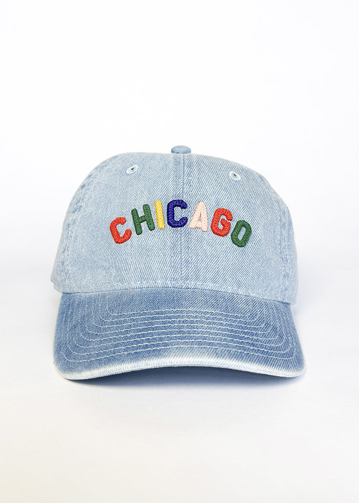 Youth Sweet Home Chicago Baseball Hat - Denim
