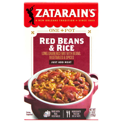 Zatarain’s Red Beans & Rice Mix – 8 oz – 12 Pack